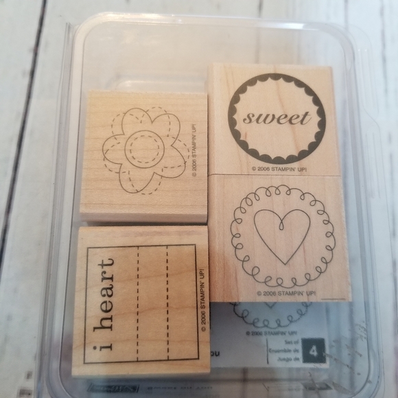 Huge Lot of 70 rubber stamps Stampin up! Vintage sets craft card scrapbooking - Picture 10 of 14